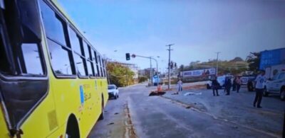 URGENTE! Ônibus atropela e mata motoqueiro no Calhau, em São Luís