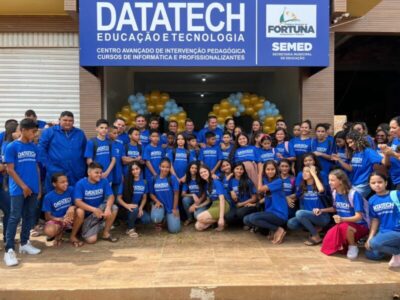 Grande avanço da educação em Fortuna com a inauguração do DATATECH