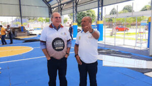 Deputado Hildo Rocha e prefeito Geraldo Braga falam sobre importância da IV Feira do Couro, evento que acontece neste fim de semana, em Governador Edison Lobão
