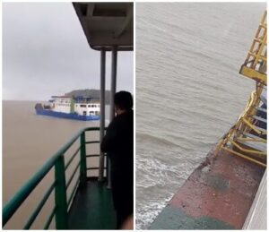Passageiros vivem momentos de pânico com colisão de dois  ferries boats no Maranhão