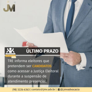 Escritório de advocacia Jansen, Moraes e Vale alerta para prazos e orienta como acessar a Justiça Eleitoral durante suspensão de atendimento presencial