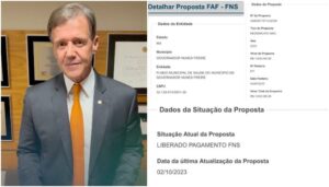 Aluisio destina R$ 1 mi e garante salário de servidores da saúde de Gov. Nunes Freire