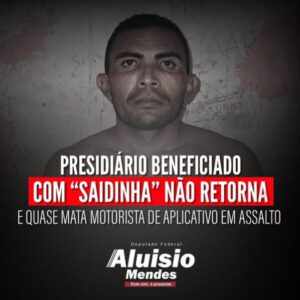 Presidiário não volta de saidinha e tenta matar motorista de app em São Luís