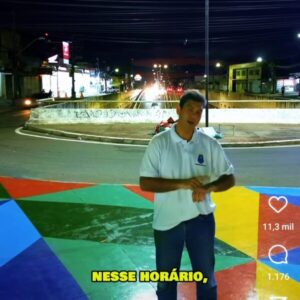 Braide faz propaganda do ‘Trânsito Livre’ na Cohab e toma invertida de seguidores