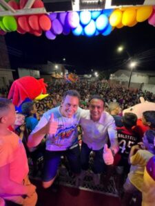 Júnior Cascaria e Francisco Pinheiro realizam encerramento da Festa das Crianças em Poção de Pedras