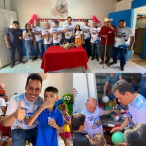 Prefeito Francisco Pinheiro encerra Festa das Crianças com chave de ouro em Poção de Pedras