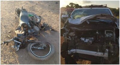 Colisão frontal deixa dois mortos na BR-316, em Codó