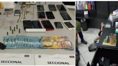 Polícia captura assaltantes suspeitos de roubar 50 celulares de loja