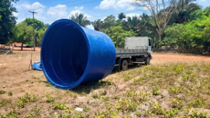 Prefeita Ana Cláudia transforma Santa Quitéria-MA em canteiro de obras; Após 24 anos de espera comunidade Gengibre receberá rede de abastecimento de água