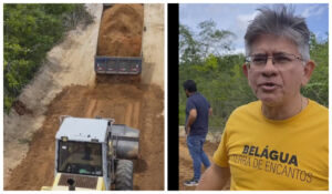 Hérlon Costa vistoria obras e confirma Carnaval das Cores em Belágua