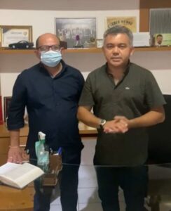 Cleber Verde e Antonio José confirmam entrega de ônibus e anunciam construção de uma Praça em Nina Rodrigues