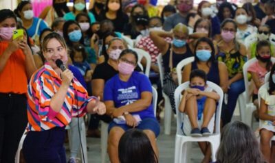 Veja Agora: Detinha participa de café da manhã em homenagem a mês da mulher
