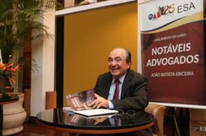 OAB emite nota de pesar pelo falecimento do advogado e professor João Batista Ericeira