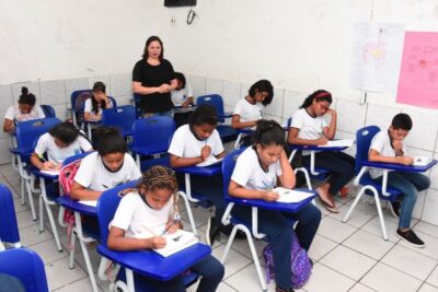 Estudantes do 4º e 5º anos da Prefeitura de São Luís participam da 15ª Olimpíada Brasileira de Matemática das Escolas Públicas