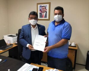 Márcio Jerry assina ordem de serviço para conclusão de obras de pavimentação em Caxias