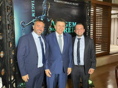 Fernando Pessoa participa de lançamento de livro do desembargador federal Roberto Veloso e de várias reuniões em Brasília