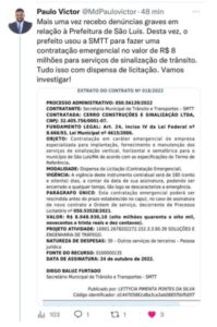 Veja Agora: Paulo Victor denuncia irregularidades na Prefeitura de São Luís