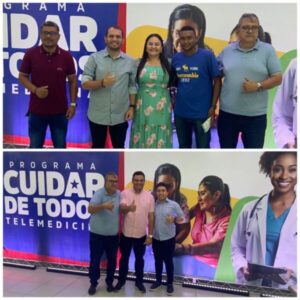 Tuntum e São Domingos do Maranhão no lançamento do Projeto Telemedicina