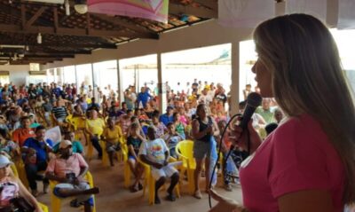 Drª Thaiza e Andre Fufuca fazem campanha em Peritoró