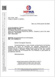 Themis Pacheco pede acesso ao processo que envolve promotor Zanony para adotar as providências cabíveis