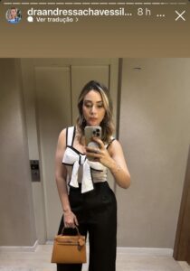 Primeira dama de Coelho Neto ostenta mini bolsa de grife francesa que custa mais de $150 mil reais.