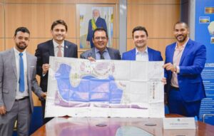 Em Brasília, prefeito Raimundinho se reúnem para discutir urbanização do Piscinão em Presidente Dutra