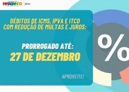 Prazo para contribuintes do ICMS, IPVA e ITCD terem redução de multas e juros é prorrogado até o dia 27