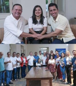Governador Brandão anuncia Isabelle Passinho como vice de Duarte Jr, indicação do PT