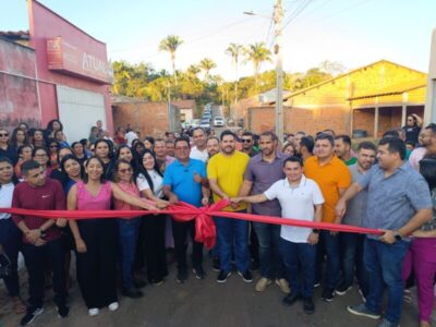 Prefeito Raimundinho realiza várias inaugurações no primeiro dia de comemoração pelos 80 anos de emancipação de Presidente Dutra