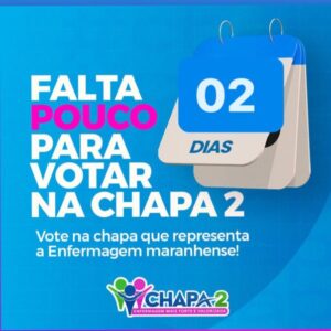 CHAPA 2 caminha para vencer as eleições do COREN-MA