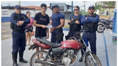 Guarda Civil Mundial de Presidente Dutra recupera moto roubada em menos de 24 horas