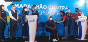 05 profissionais de saúde são os primeiros maranhenses a tomar a vacina contra a covid-19