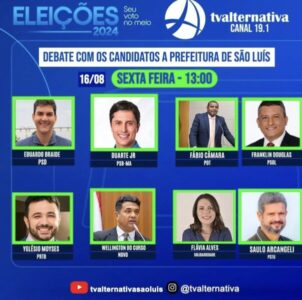 Primeiro Debate Entre Candidatos a Prefeito de São Luís em 2024 Acontece Hoje