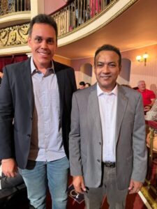 Deputado Júnior Cascaria e prefeito Francisco Pinheiro participam do Lançamento do Novo PAC no Maranhão