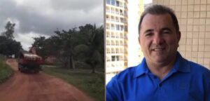 Prefeito derrotado nas urnas arranca postes das ruas e guarda em fazenda no município de Pedro do Rosário