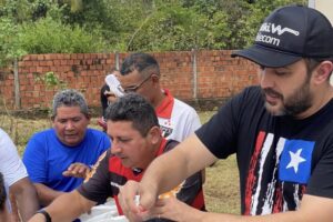 Deputado Yglésio e Braga distribuem 1 tonelada de peixes em Vargem Grande