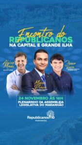 Republicanos convida para grande encontro em São Luís, nesta sexta-feira (24)
