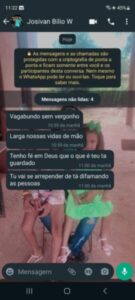Funcionário do TJMA no Fórum de Tuntum faz ameaças a participando de grupo de WhatsApp