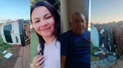 Batida entre vam de passageiros de Governador Acher e carreta deixa 2 mortos e vários feridos na BR-135