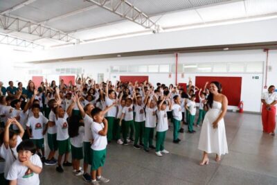 Na Assembleia, Creche-Escola Sementinha faz recepção especial aos alunos na retomada do semestre letivo