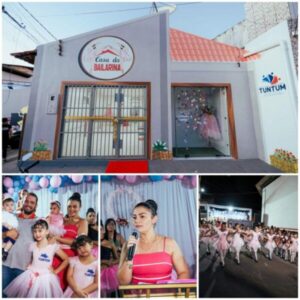 Primeira dama Erica Costa inaugura Casa da Bailarina em Tuntum