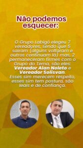 Postagem em redes sociais mostra que grupo de oposição não perdoa Zé do Ourim, Magno e Renan por suposta traição
