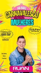 Já é sábado! Grande Baile Carnavalesco de Tuntum