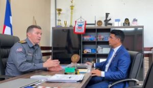 Wellington reúne-se com comandante da PMMA e defende nomeação de mais policiai