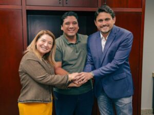 Vinícius Vale se reúne com Ministro das Comunicações e Iracema Vale para buscar melhor telefonia em Barreirinhas