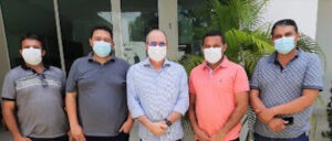 Prefeito, vice e ex-prefeitos de Jenipapo dos Vieiras se reúnem com Hildo Rocha em busca de benefícios para o município