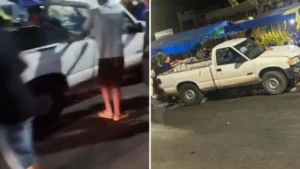 Acidente na feira da Cidade Operária em São Luís deixa pedestre ferido