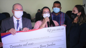Hildo Rocha disponibiliza emenda para pavimentação em Bom Jardim