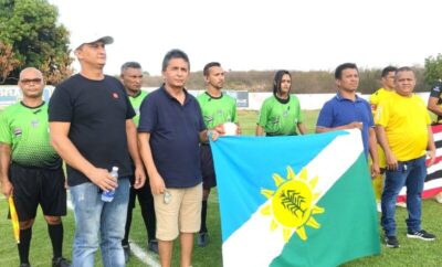 Prefeito Zezão realiza abertura do Campeonato Municipal de Futebol Luiz Rochense
