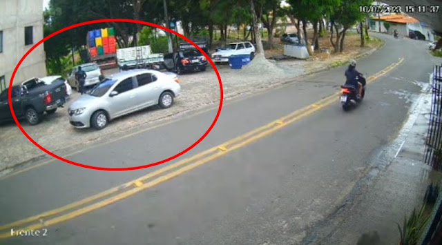 VIDEO! Bandidos armados roubam carro de mulher em estacionamento no bairro Vinhais, em São Luís